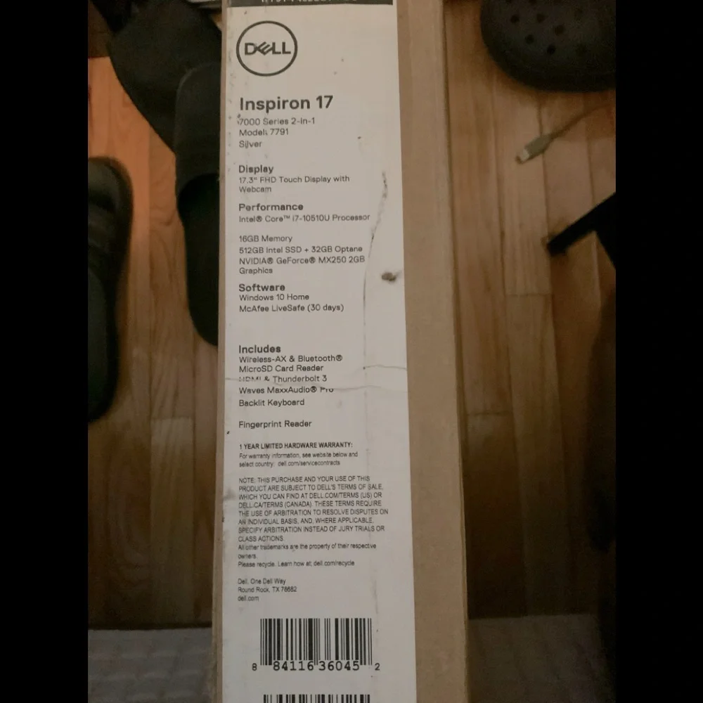 Dell Inspiron 7791 2 in 1 Flip Design